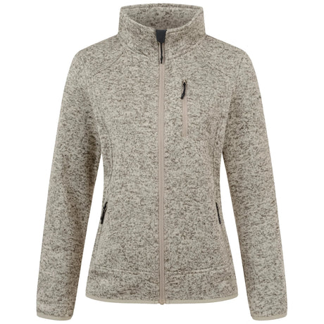 Alpenwert Fleecejacke Damen mit Knit Tech als Midlayer zwischen Baselayer und Außenjacke