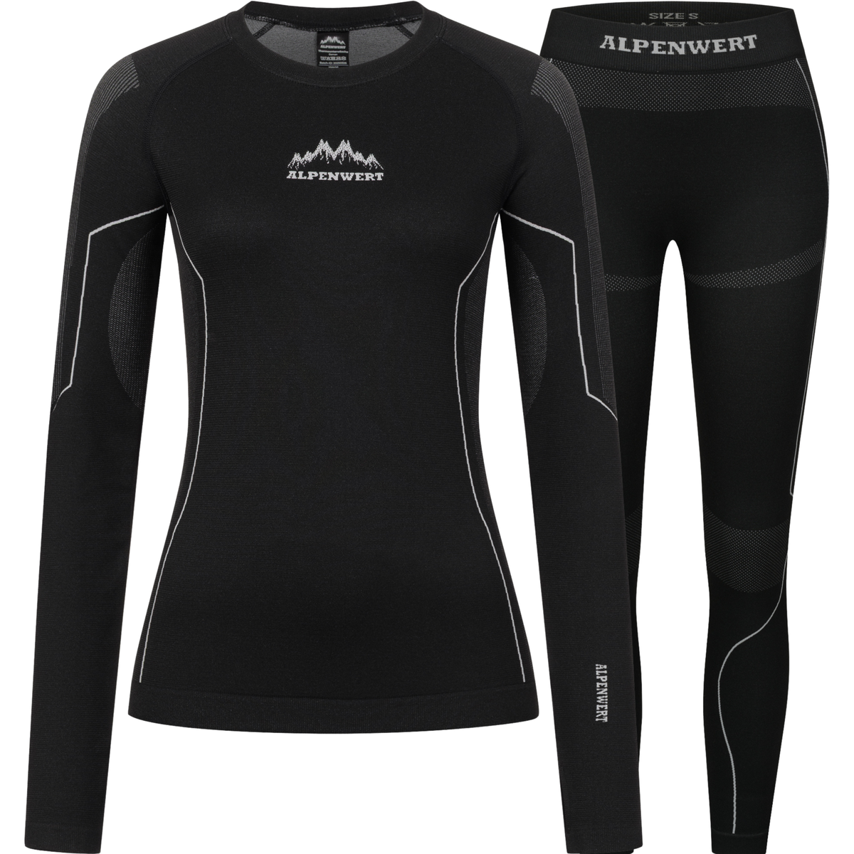 Thermounterwäsche Damen Set – Oberteil & Hose mit Daumenloch