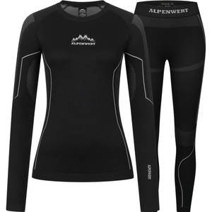 Thermounterwäsche Damen Set – Oberteil & Hose mit Daumenloch