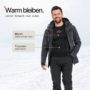 Thermounterwäsche Herren Set – Oberteil & Hose mit Daumenloch