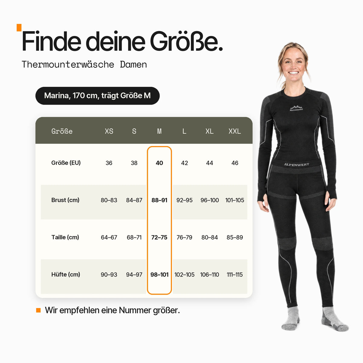 Thermounterwäsche Damen Set – Oberteil & Hose mit Daumenloch