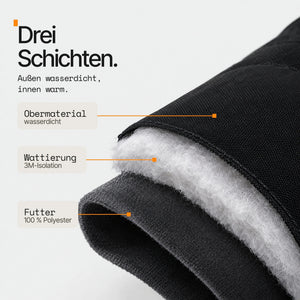 Skihandschuhe – wasserdicht, touchscreenfähig, mit Handschlaufe