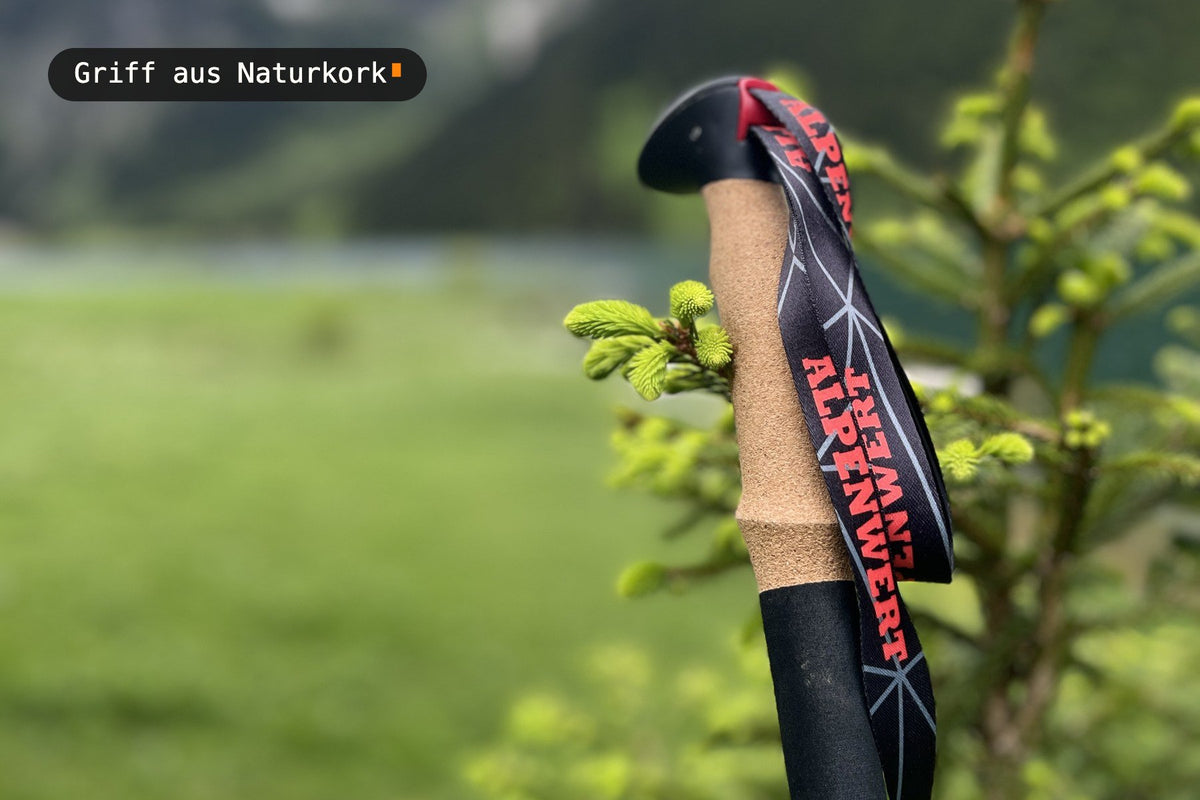 Griff aus Naturkork mit Handschlaufe
