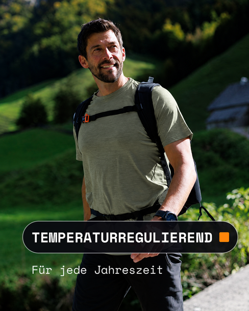 Wanderer im Merino Shirt: temperaturregulierend für jede Jahreszeit